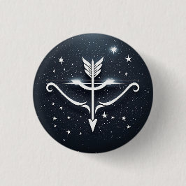 Mystical Sagittarius Zodiac-Symbol Button
