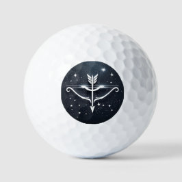 Mystical Sagittarius Zodiac-Symbol Golfball