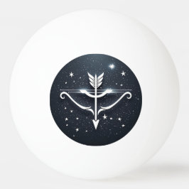 Mystical Sagittarius Zodiac-Symbol Tischtennisball