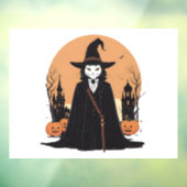 Mystical Salem Black Cat mit Pumpkins Fensteraufkleber (Blatt 3)