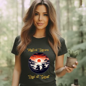 Mystical Samurai Duel bei Sunset T - Shirt