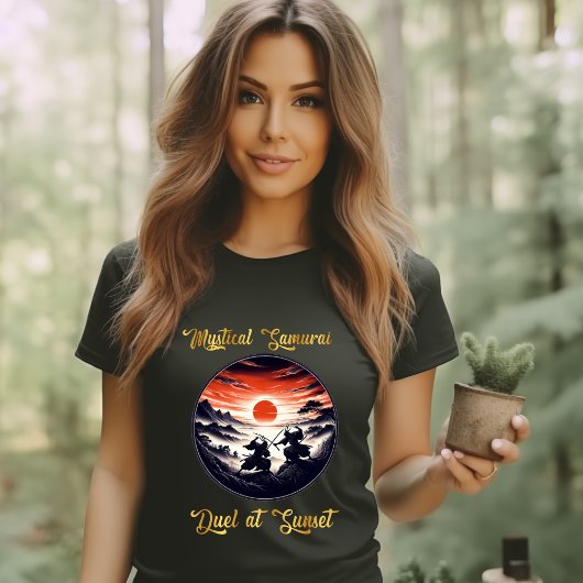 Mystical Samurai Duel bei Sunset T - Shirt