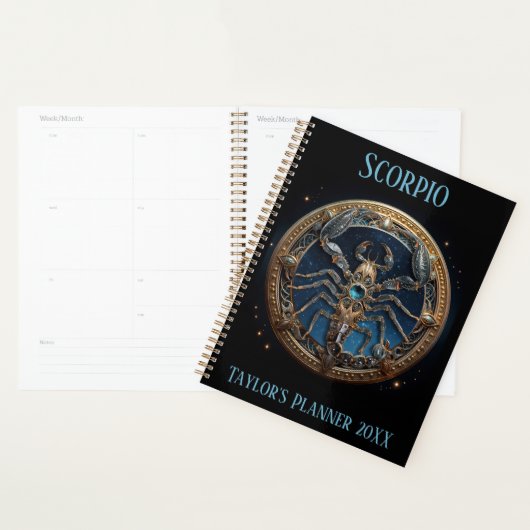 Mystical Scorpio Zodiac Artwork  Planer (Anzeige)