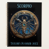 Mystical Scorpio Zodiac Artwork  Planer (Vorderseite)