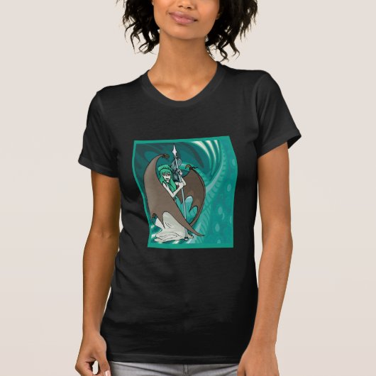 Mystical Sea Hexe T - Shirt (Vorderseite)