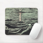 Mystical Shore (1897) von Edvard Munch Mousepad (Mit Mouse)