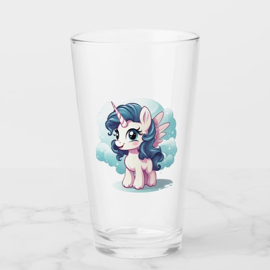 🦄 "Mystical Sip" Einhornglas Tumbler 🌟 (Vorderseite)