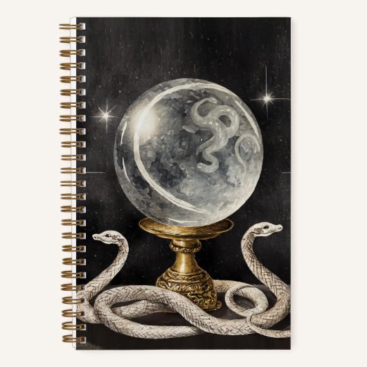 Mystical Snakes Dream Journal Notizblock (Vorderseite)