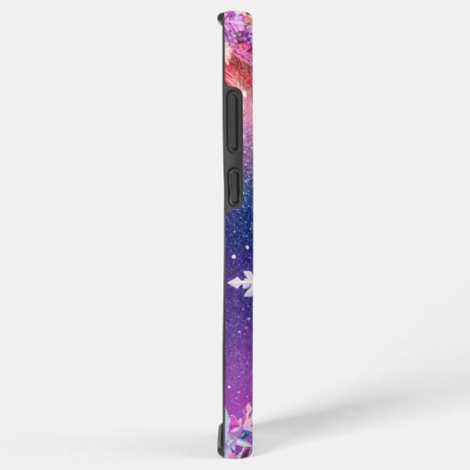 Mystical Snowflake and Cosmic Glow Phone Case Samsung Galaxy Hülle (Rechte Seite)