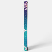 Mystical Snowflake and Cosmic Glow Phone Case Samsung Galaxy Hülle (Linke Seite)