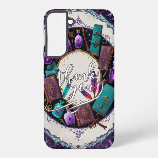 Mystical Spellbook Wreath Thank You Design Samsung Galaxy Hülle