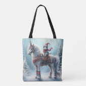 Mystical Spirit Horse Fantasy Tote Bag Tasche (Rückseite)