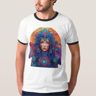 Mystical Spirit Ink Zeichnend - Lebhafte Tattoo T-Shirt