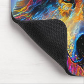 Mystical Spirit Wolf Mousepad (Ecke)