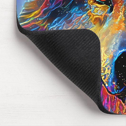 Mystical Spirit Wolf Mousepad (Ecke)