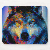 Mystical Spirit Wolf Mousepad (Vorne)