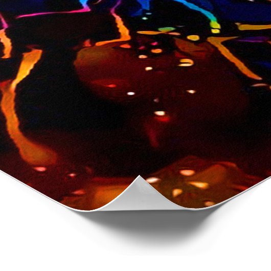 Mystical Spirit Wolf Poster (Ecke)