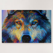 Mystical Spirit Wolf Puzzle (Horizontal)