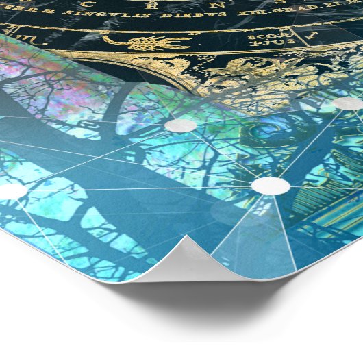 Mystical Stag Poster (Ecke)