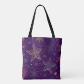 "Mystical Starry Design Öko Bag" Tasche (Rückseite)
