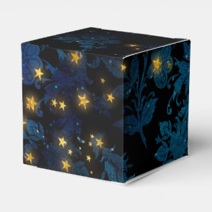 Mystical Stars Floral Damask Geschenkschachtel