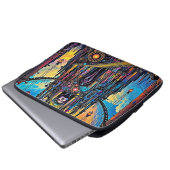 Mystical Steampunk Cathedral Laptopschutzhülle (Vorne Knopf)