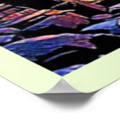 Mystical Steampunk Cathedral Poster (Ecke)