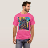 Mystical Steampunk Cathedral T-Shirt (Vorne ganz)