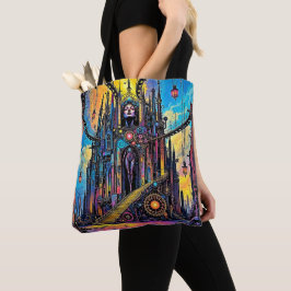 Mystical Steampunk Cathedral Tasche