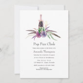 Mystical Succulator Pop Fizz Clink Brautparty Einladung (Vorderseite)