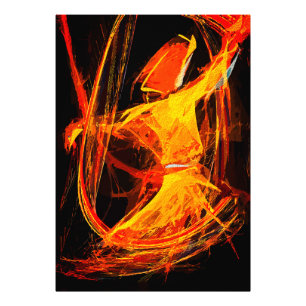 Mystical Sufi Whirling Dervish - Abstrakte Kunst Fotodruck