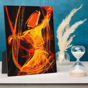 Mystical Sufi Whirling Dervish - Abstrakte Kunst Fotoplatte