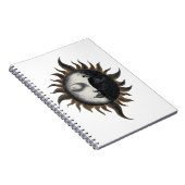 Mystical Sun Notebook Notizblock (Rechte Seite)