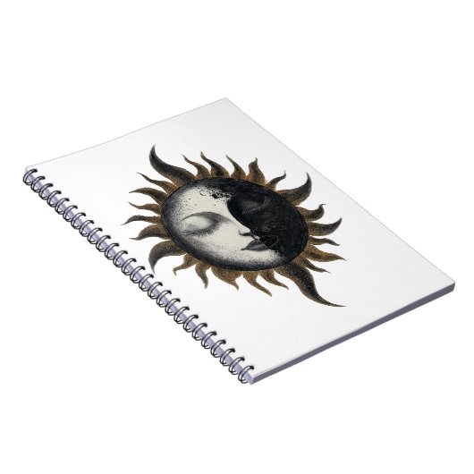 Mystical Sun Notebook Notizblock (Rechte Seite)