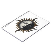 Mystical Sun Notebook Notizblock (Linke Seite)