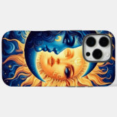 Mystical Sun und Moon Phone Case (Rückseite (Horizontal))