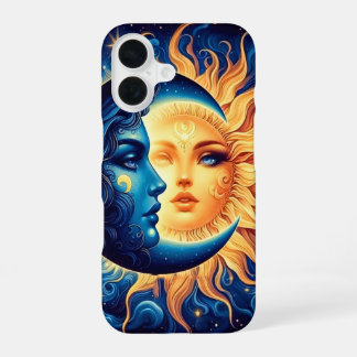 Mystical Sun und Moon Phone Case iPhone 16 Hülle