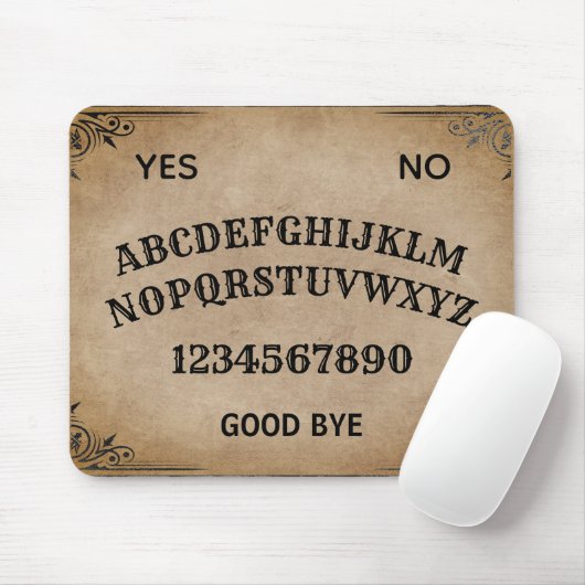 Mystical Talking Spirit Board Mousepad (Mit Mouse)