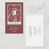 Mystical Tarot Barista Visitenkarte (Vorne/Hinten)