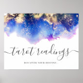 Mystical Tarot Readings Wedding Sign Poster (Vorne)