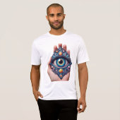 Mystical Third Eye Hand Art to Shirt Design (Vorne ganz)