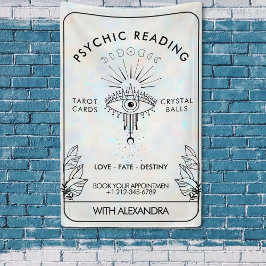 Mystical Third Eye Moon phasen holographische Banner