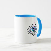 Mystical Third Eye Spiritual Yoga New Age Tasse (VorderseiteRechts)