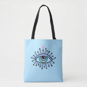 Mystical Third Eye Spiritual Yoga Reversable Color Tasche (Vorderseite)