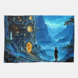 Mystical Tree Zuhause Dreamscape Geschirrtuch