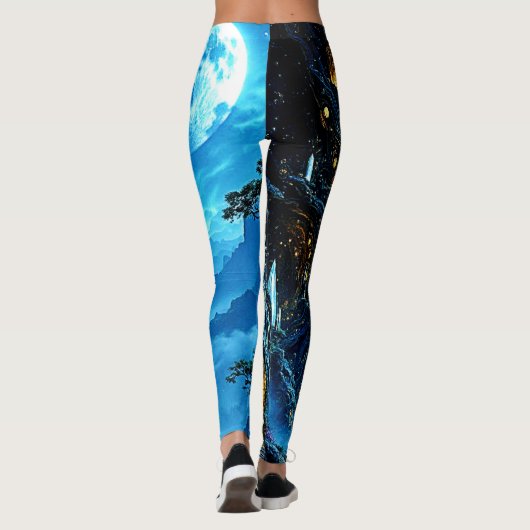 Mystical Tree Zuhause Dreamscape Leggings (Rückseite)