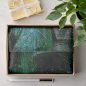 Mystical Twilight Forest Reflection Pond Decoupage Seidenpapier (Geschenk)