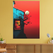 Mystical Twilight Window Scene Leinwanddruck (Insitu (Wohnzimmer))