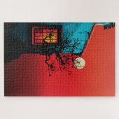 Mystical Twilight Window Scene Puzzle (Horizontal)