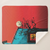 Mystical Twilight Window Scene Sherpadecke (Vorderseite (Horizontal))